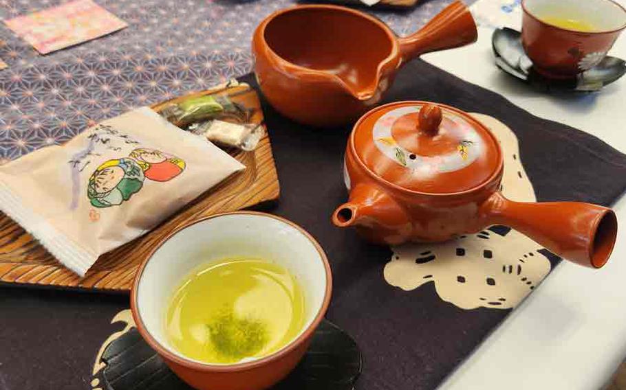 green tea set