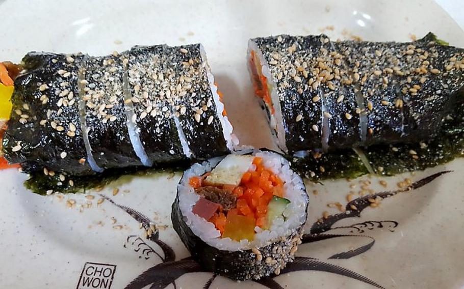 sushi rolls