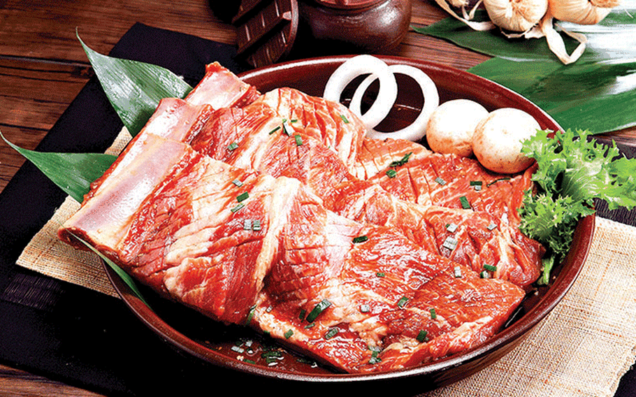 Suwon galbi; Photo courtesy of Suwon city hall