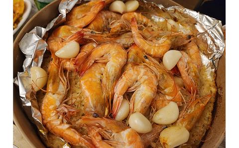Photo Of Korea Kitchen: Roasting up delicious jumbo shrimp