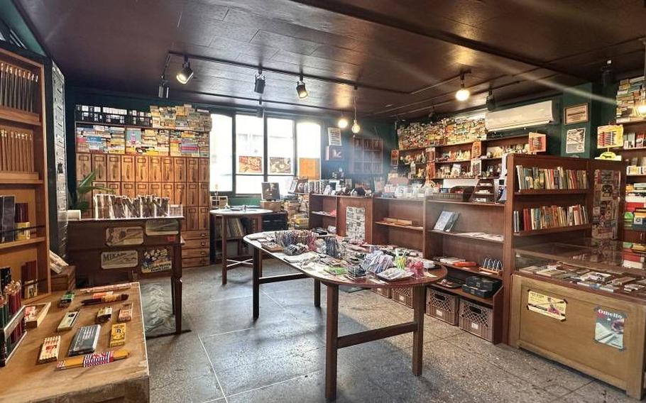 The interior of Black Heart Pencil Shop.