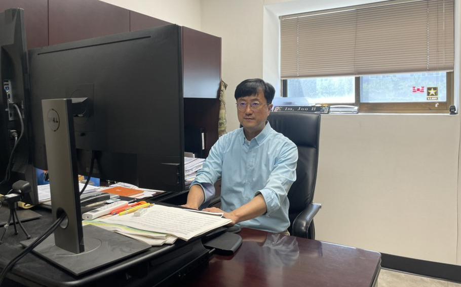 Joo Im, DPW Engineering Chief and 2024 IMCOM Stalwart Award Winner. 