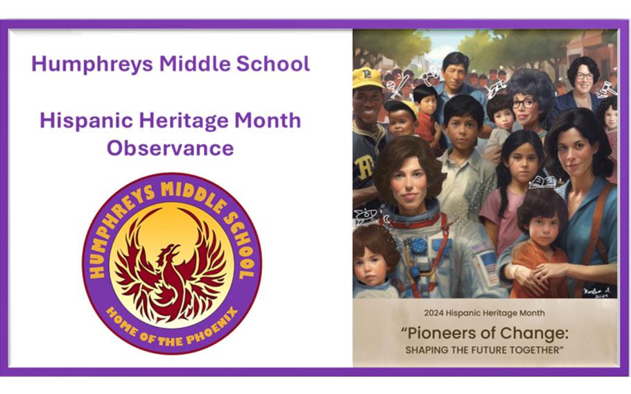 Humphreys Middle School Hispanic Heritage Month Flyer