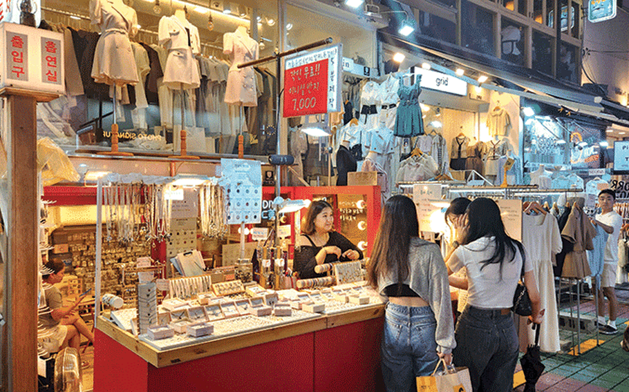 Shopping in Hongdae