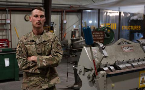 Photo Of U.S. Air Force Staff Sgt. Matthew Hense poses for a photo.