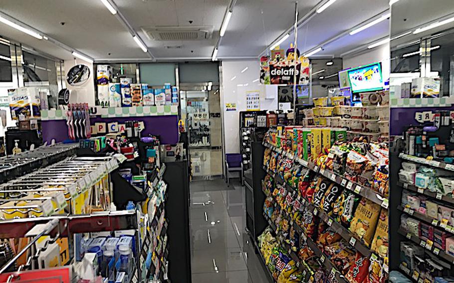 The interiot of a Convenience store.