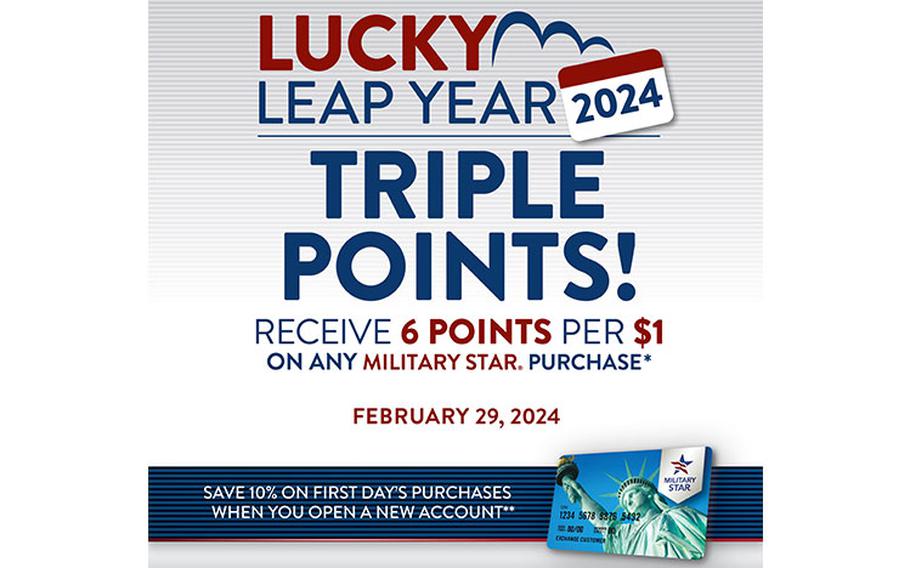 Lucky Leap Year 2024: Triple Points flyer