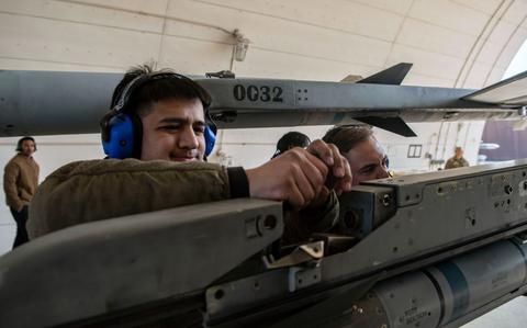 Photo Of U.S. Air Force Airman 1st Class Patrick Aranda, 36th Fighter Generation Squadron weapons load crew member