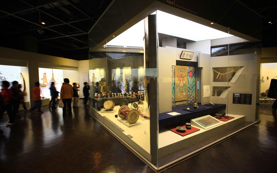 The interior of National Folk Museum.