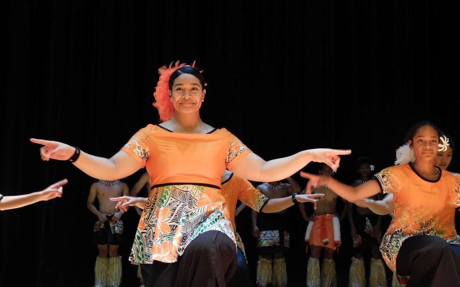 South Pacific Warrior performing traditional dances from Hawaii, Tonga, Tahiti, and Samoa.