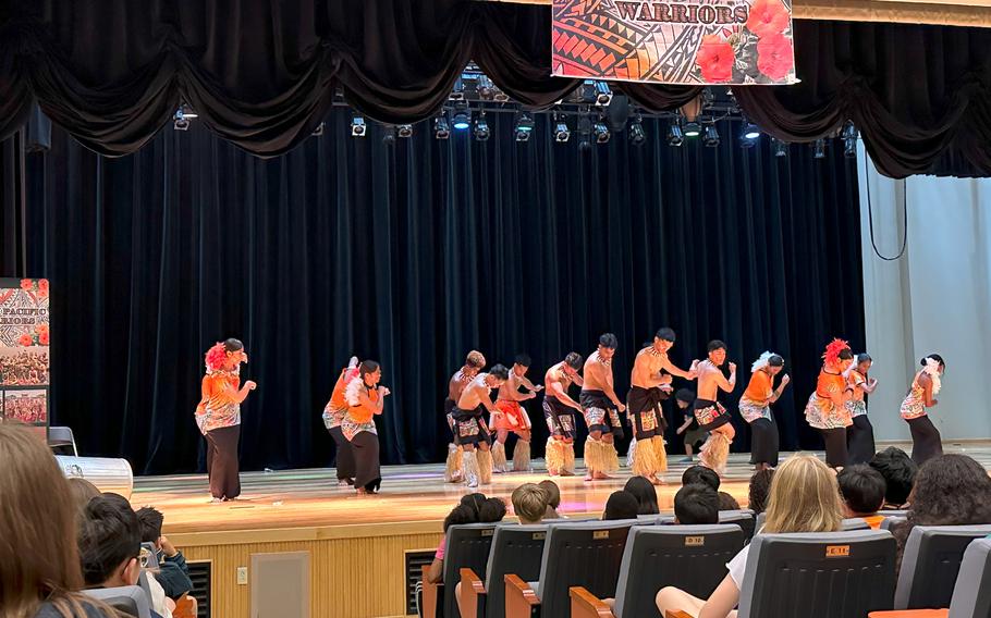 South Pacific Warrior performing traditional dances from Hawaii, Tonga, Tahiti, and Samoa.