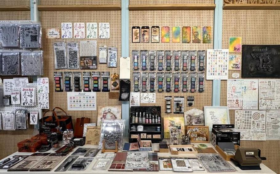 The interior of Stamp Mama.
