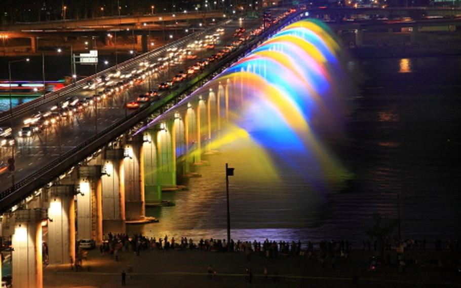 Moonlight Rainbow Fountain