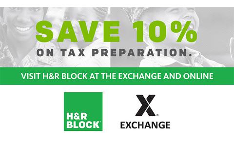 Photo Of Image of Camp Humphreys Exchange and H&R Block offering military community 10% off tax preparation