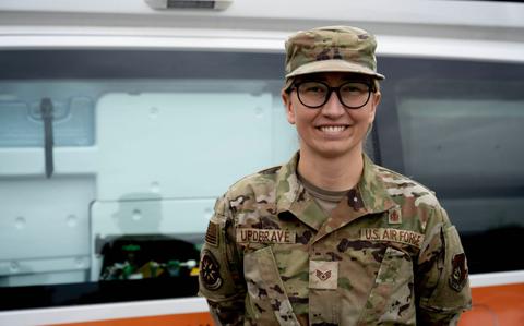 Photo Of U.S. Air Force Staff Sgt. Wendy Updegrave poses for a photo.