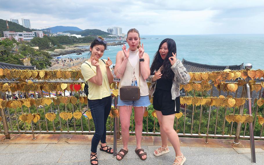 From left: Seohyeon, Amanda, and Hyemin