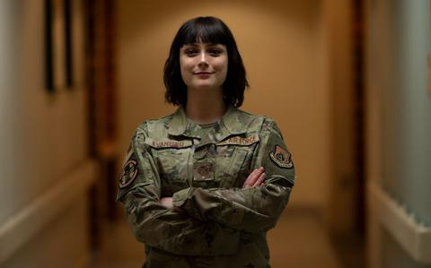 Photo Of U.S. Air Force Staff Sgt. Maegan Evanisko, 51st Operational Medical Readiness Squadron aerospace medical technician, poses for a photo at Osan Air Base.