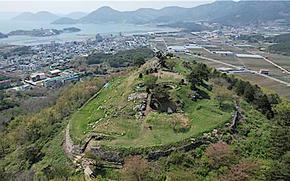 Birds-eye view of Geoje Sujeongsanseong Fortress.