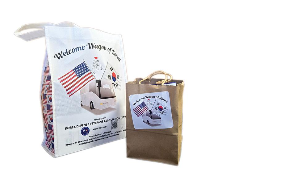 Two paper bags.