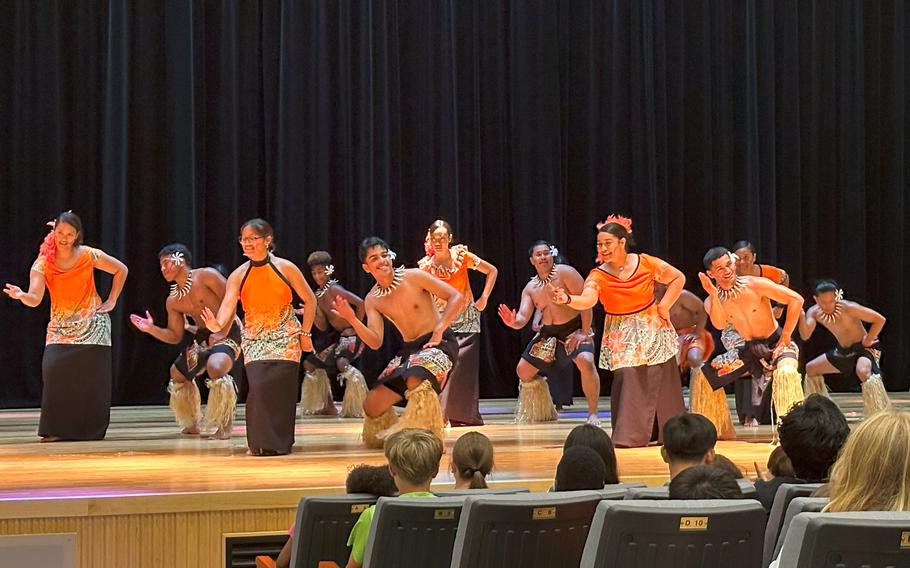 South Pacific Warrior performing traditional dances from Hawaii, Tonga, Tahiti, and Samoa.