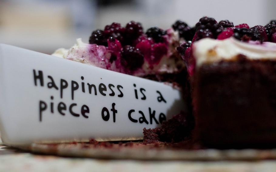 Rasberry cake.