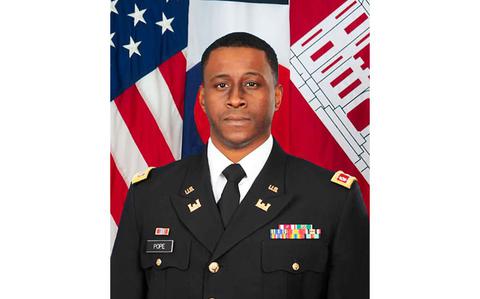 Photo Of Lt. Col. Michael Pope, deputy commander, U.S. Army Corps of Engineers – Far East District, will receive an award for professional achievement at the Black Engineers of the Year Award Ceremony.