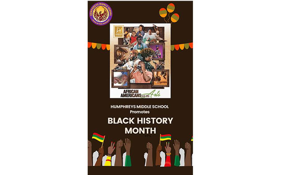 HMS Black History Month flyer