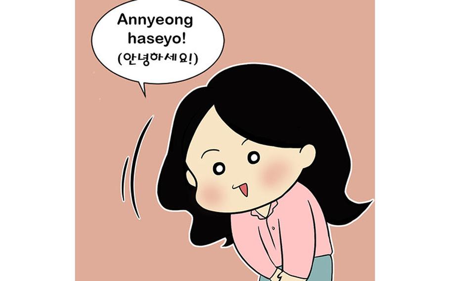 Hi in Korean