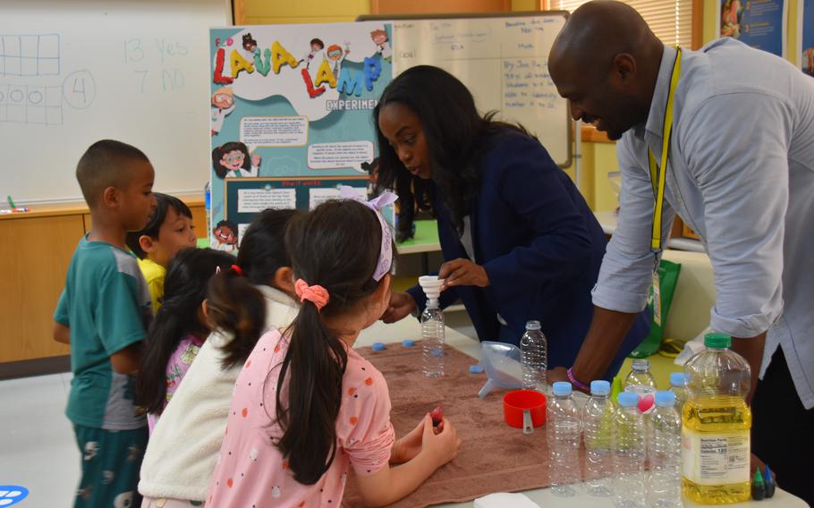 Eugene Gibbs is teaching students.