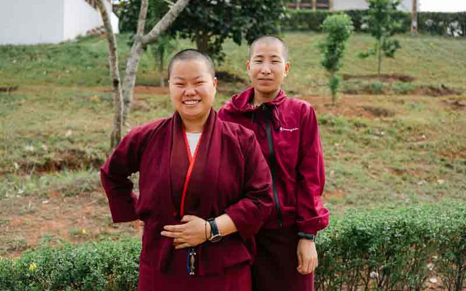 Nunnery students are all smiles.