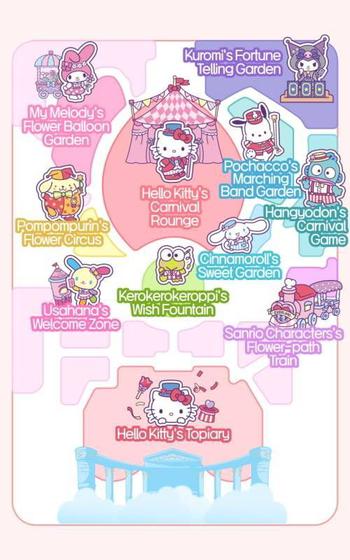 Everland’s Four Seasons Garden with Sanrio Characters