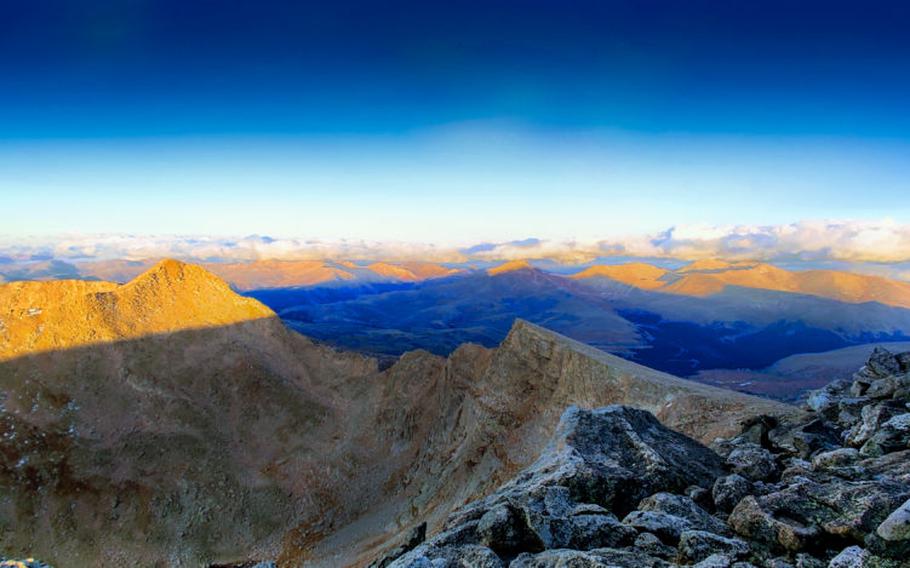 sunrise at Mt. Evans