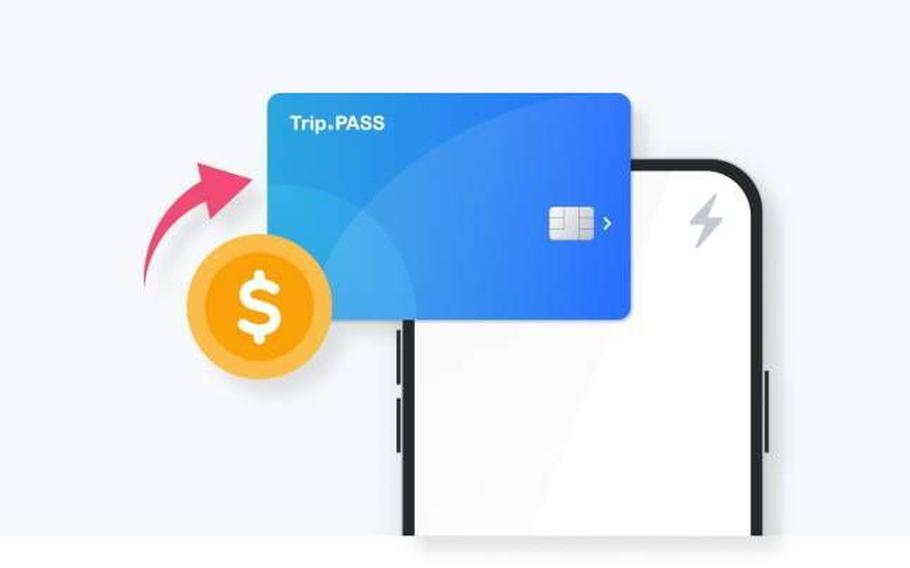 A trip pass card.