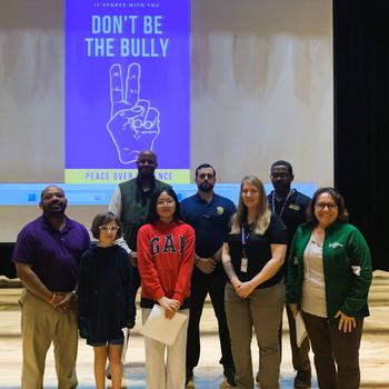 Humphreys Middle School Administrative Officer - Mr. Michael Robinson, Master of Ceremony - 6th grade student Bill Spoelman, Mistress of Ceremony - 5th grade student Trinity Choi, (CID) Special Agent Team 2 - Ms. Paige Julianne Cogsdill, Humphreys Middle School Assistant Principal - Ms. Dawn Pilon, (CID) Special Agent Team 2 - Mr. Lafayette Spears, (CID) Special Agent Team 1 – Mr. Zachery Bruno, and (CID) Special Agent Team 1 – Mr. Gabriel Ricks.