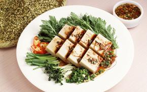 One of the vegetarian dishes in Korea.