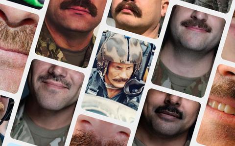 Photo Of Throughout March, Airmen of all career fields join in camaraderie to attempt to grow mustaches in recognition of the annual tradition “Mustache March.”