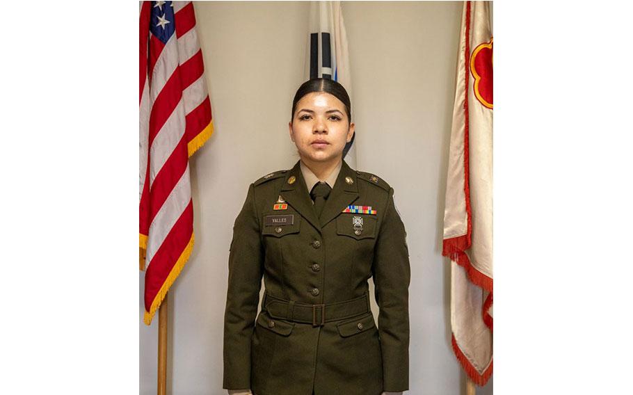 front photo of Spc. Alexa J. Valles Garcia