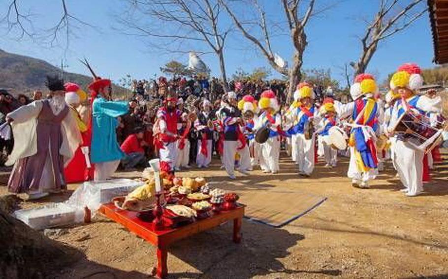 Nongak (community band music, dance and rituals), a UNESCO Intangible Cultural Heritage