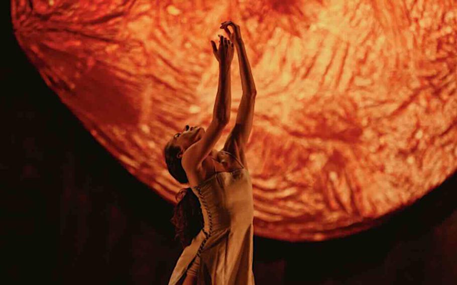 a woman dancing