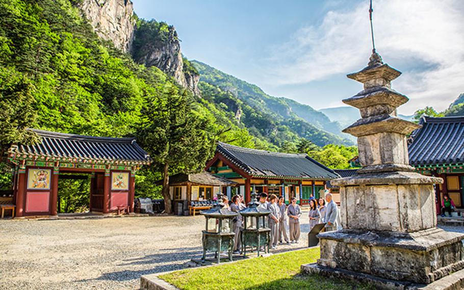 Participants in a templestay program (Credit: Cultural Corps of Korean Buddhism)